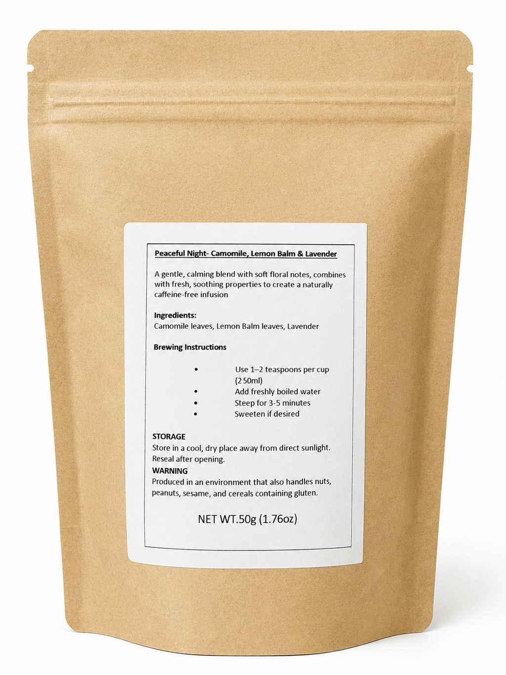 Loose Tea- Caffeine Free