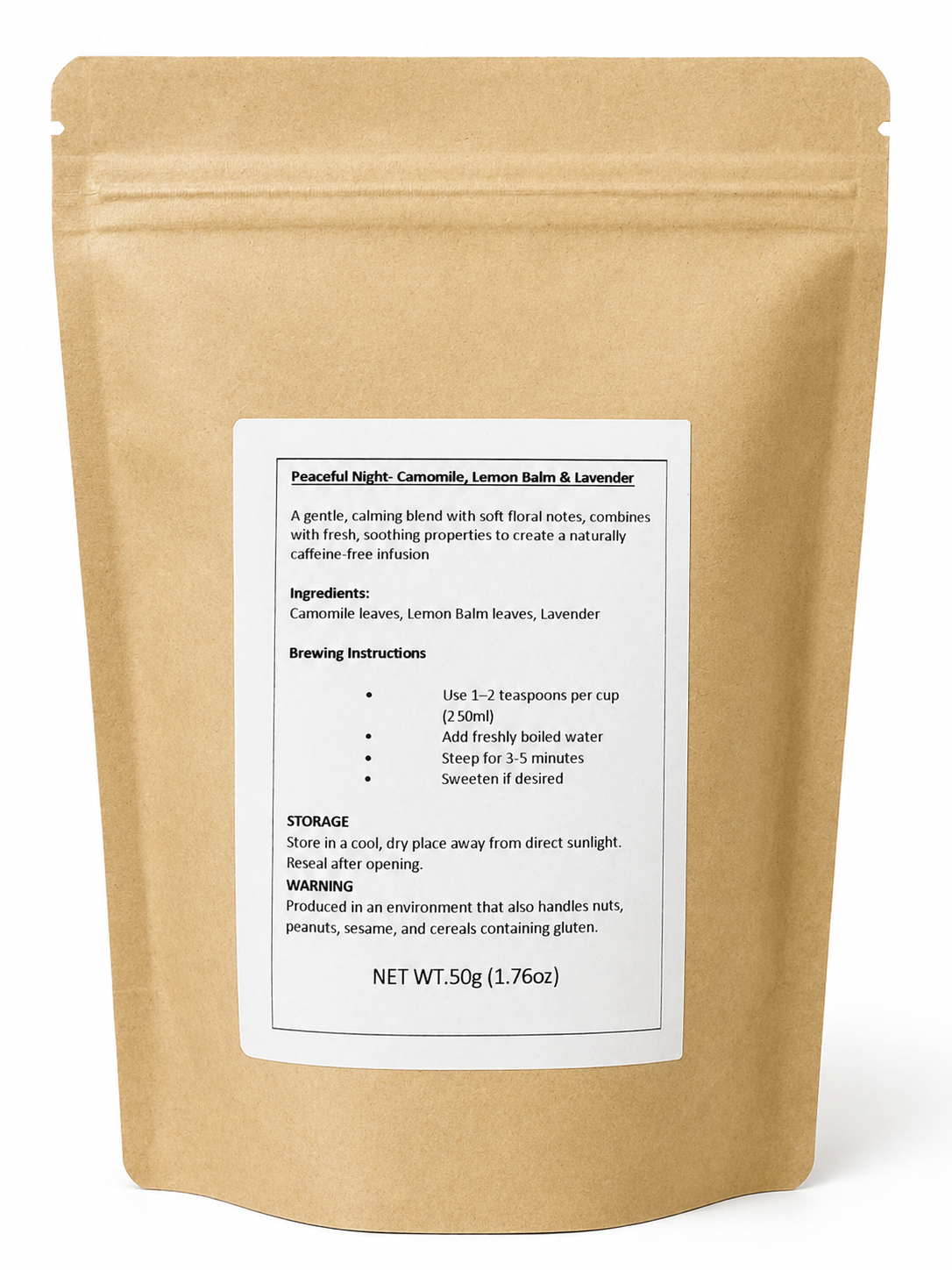Loose Tea- Caffeine Free