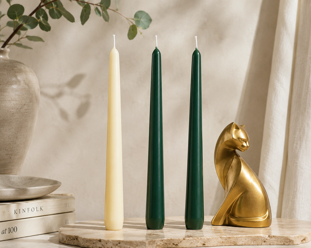 Taper Candle- 2 pack (unscented)