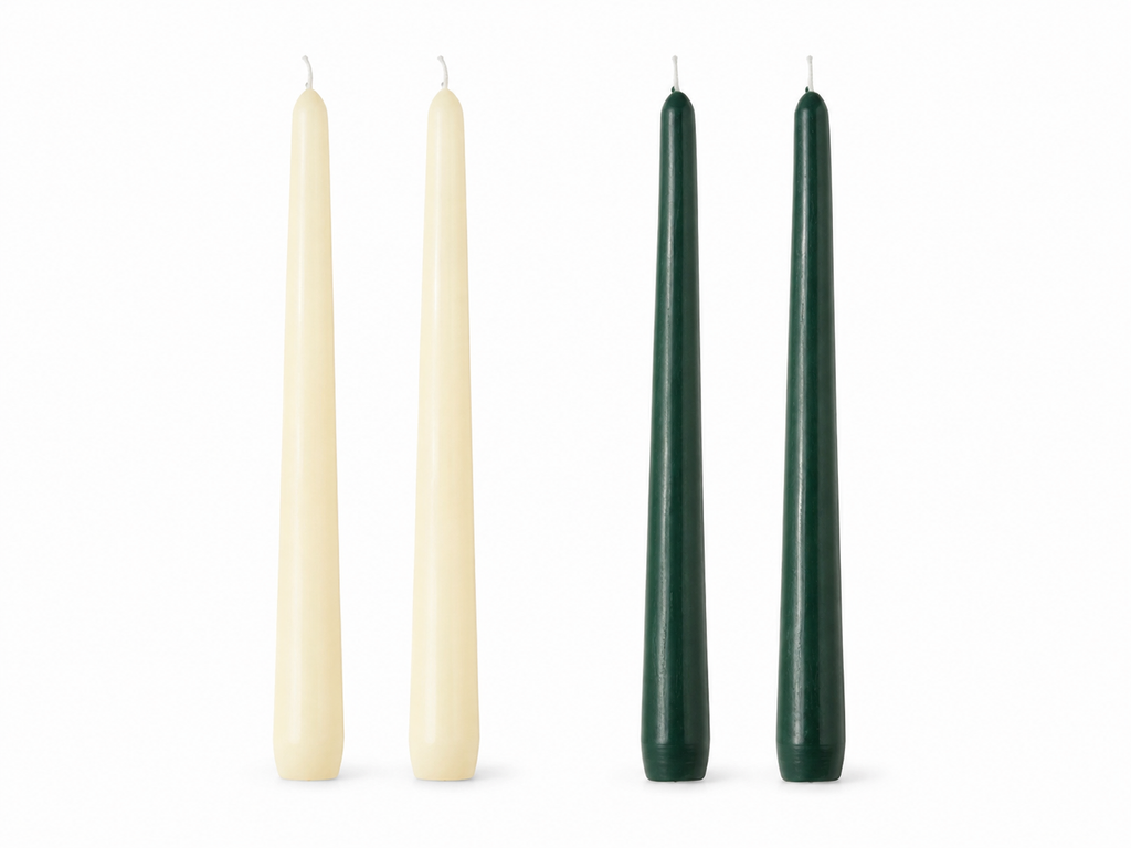 Taper Candle- 2 pack (unscented)
