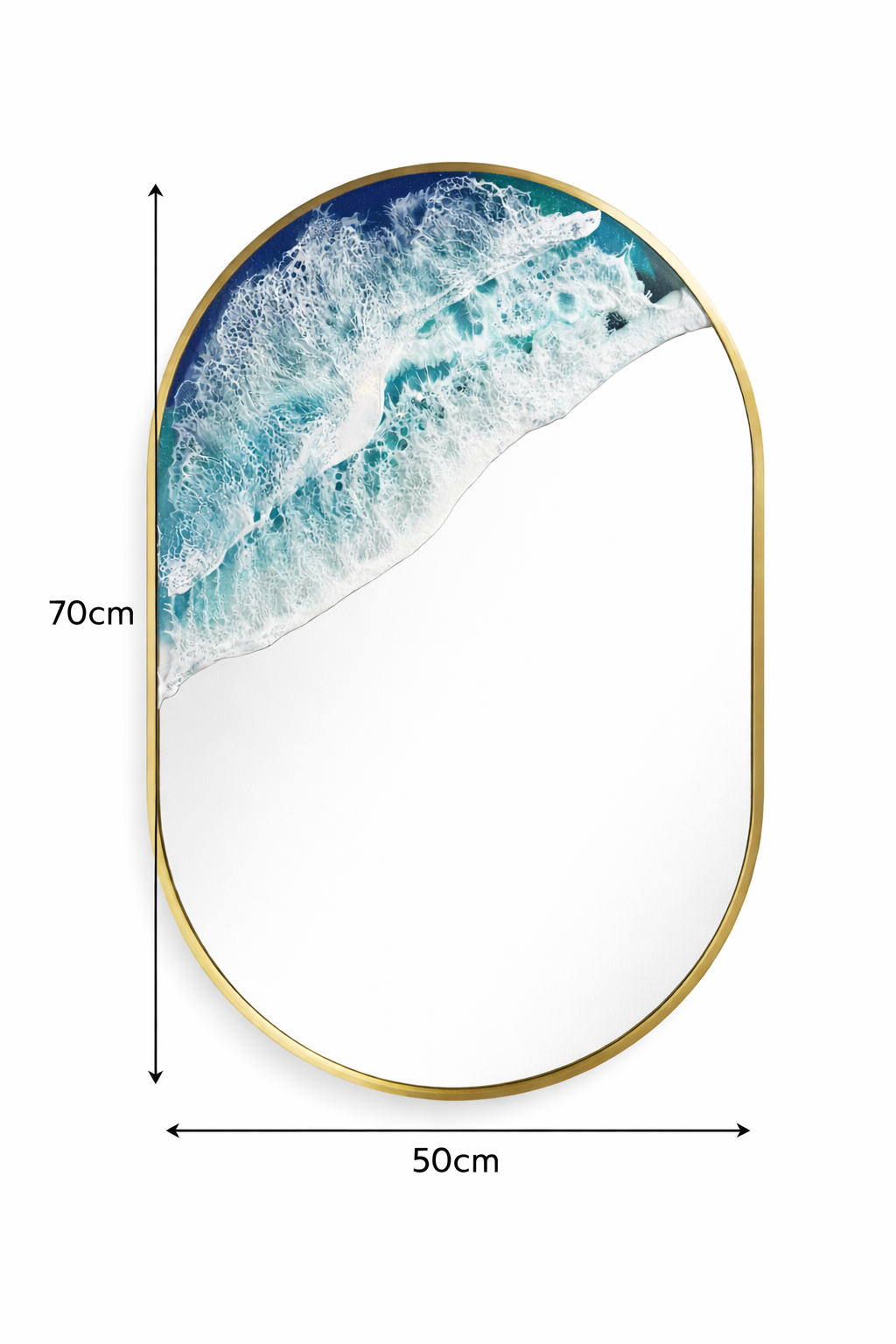 Ocean Wave Mirror