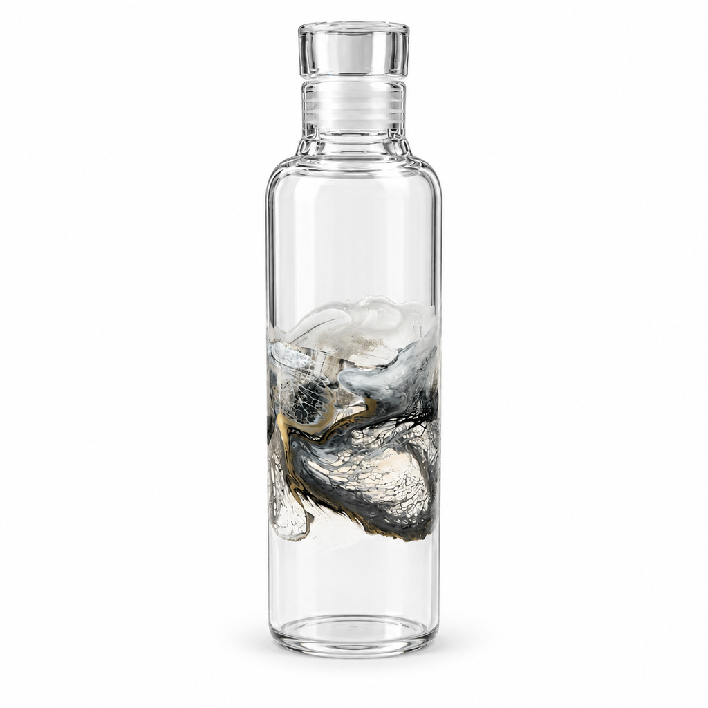 Glass Water Bottle (500ml)