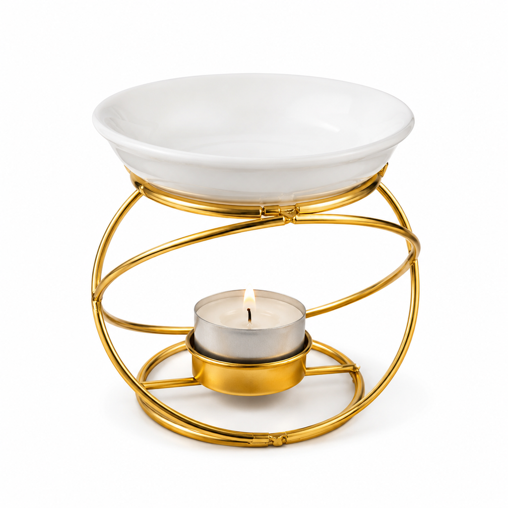 Gold Oil/ Wax Burner