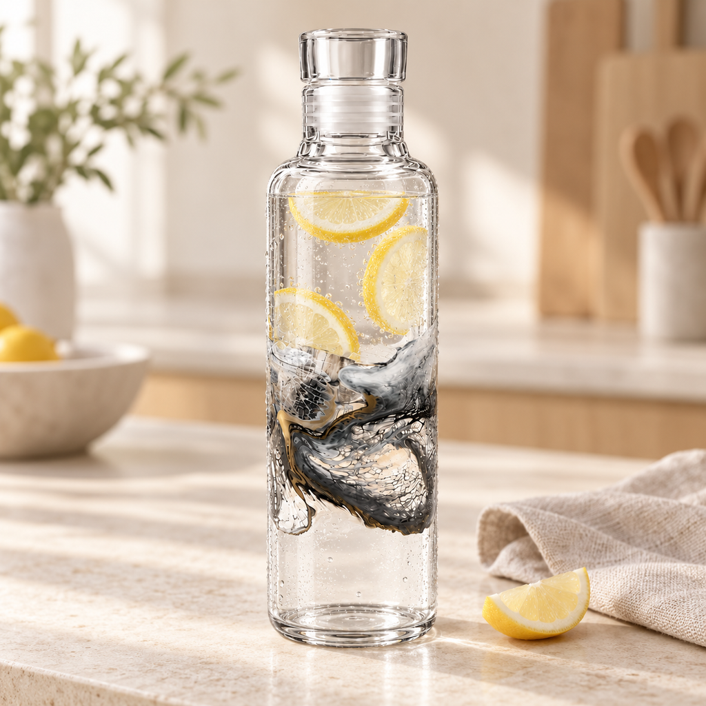 Glass Water Bottle (500ml)