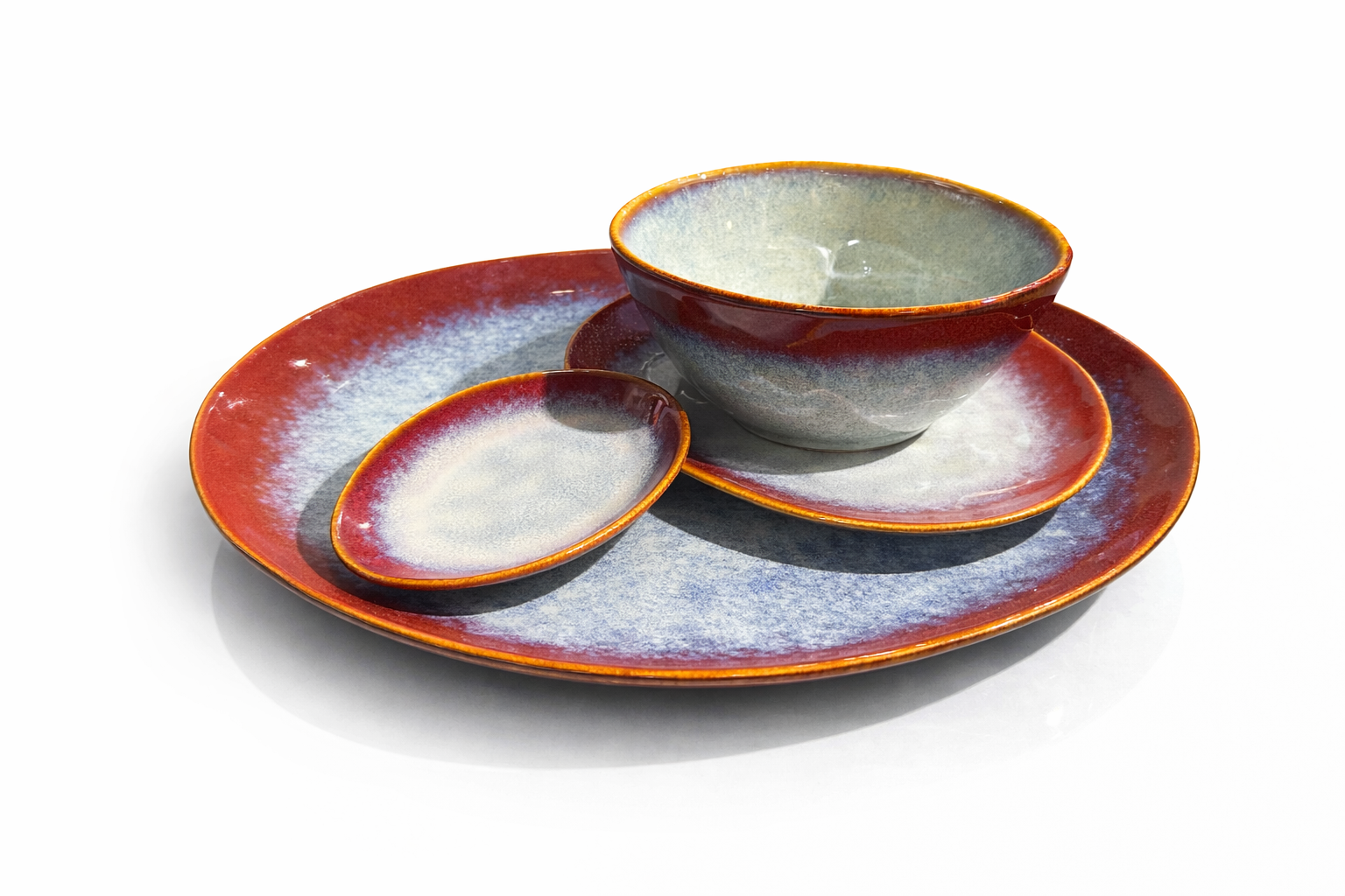 Stone Glaze Dining Plates