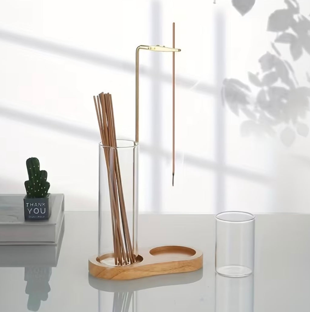 Incense Holder- Glass Cylinder